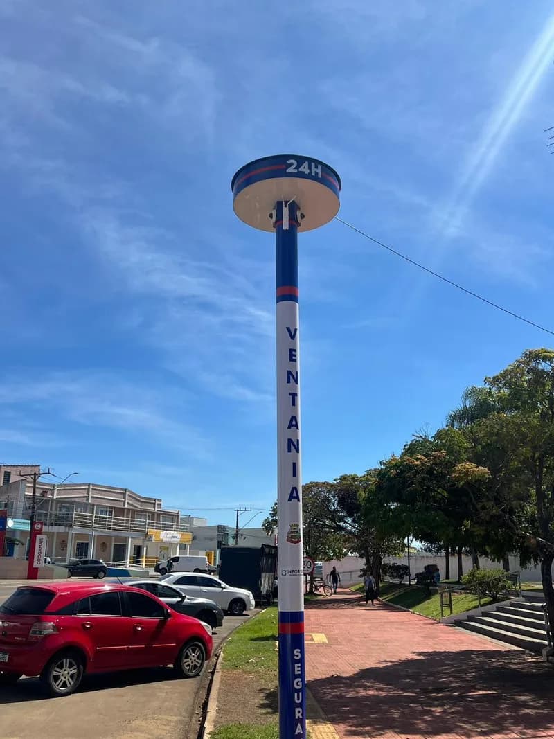 Totem de segurança pública instalado em Ventania - PR
